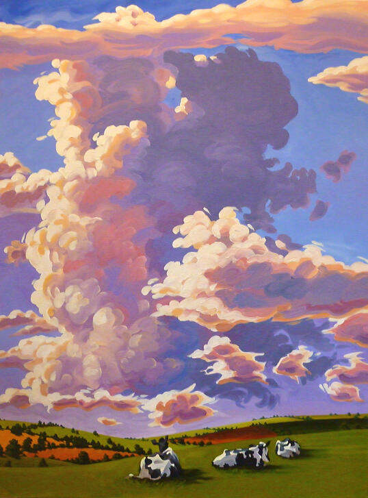 Daydreamers 36 x 40 Acrylic